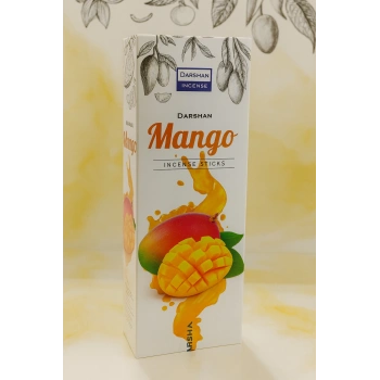 Darshan Incense - Mango 20li Çubuk Tütsü (Neşe & Pozitif Enerji & Rahatlama)