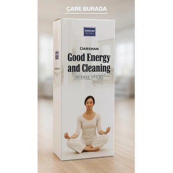 Darshan Incense - Good Energy & Cleaning 20li Çubuk Tütsü (İyi Enerji & Arınma)