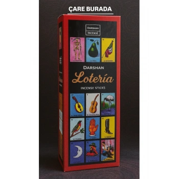 Darshan Incense - Loteria 20li Çubuk Tütsü (Şans & Bereket)