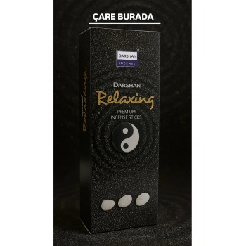 Darshan Incense - Relaxing 20li Çubuk Tütsü (Zihinsel Rahatlama & Öfkeden Arınma & Huzur)