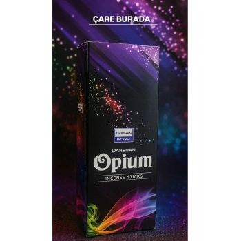 Darshan Incense - Opium 20li Çubuk Tütsü (Spiritüel Deneyim & Ritüel)