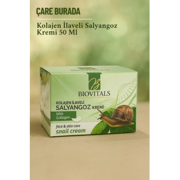 Biovitals - Salyangoz Kremi 50 Ml (Kolajen İlaveli)
