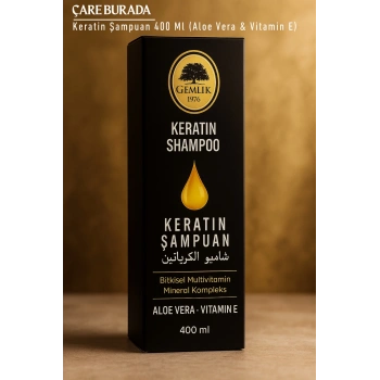 Gemilik - Aloe Vera & Vitamin E İlaveli Keratin Şampuan