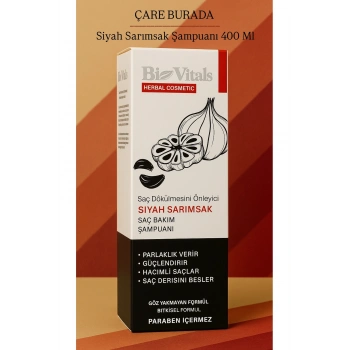 Biovitals - Önleyici Siyah Sarımsak Şampuanı 400 Ml