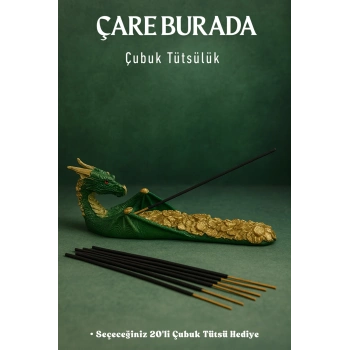 Ejderha Çubuk Tütsülük (Seçeceğiniz 20li Çubuk Tütsü Hediye)