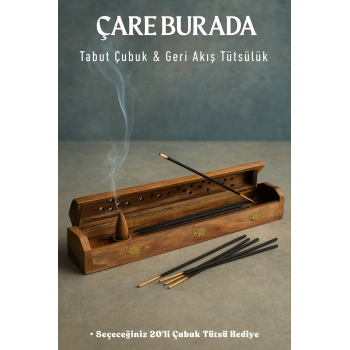 Tabut Geri Akış & Çubuk Tütsülük (Seçeceğiniz 20li Çubuk Tütsü Hediye)