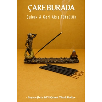 Deniz Kızı Geri Akış & Çubuk Tütsülük (Seçeceğiniz 20li Çubuk Tütsü Hediye)