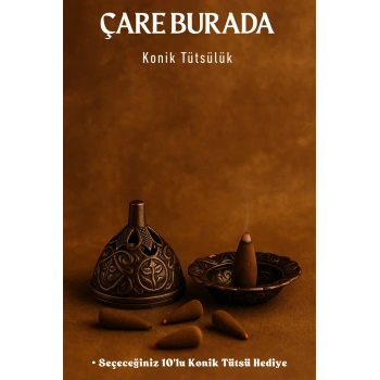 Konik Tütsülük (Seçeceğiniz 10lu Konik Tütsü Hediye)