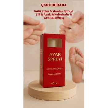 Kötü Koku & Mantar Spreyi 40 cc (El & Ayak & Koltukaltı & Genital)