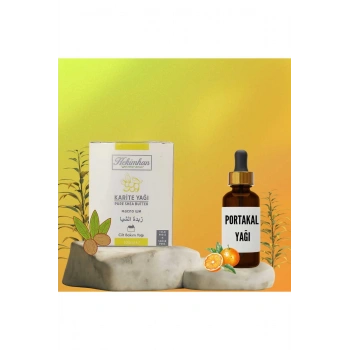 Karite Cilt Bakım Yağı 100 ml + Portakal Yağı 20 ml