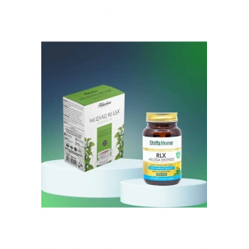 Melisalı Relax Bitki çayı 40lı ve RLX Kapsül 60 adet (Rahat Uyku İçin )