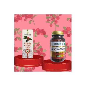 Keklik Üzümü Yağı 20 ml ve Alıç Yaprağı Kapsül 60 Kapsül