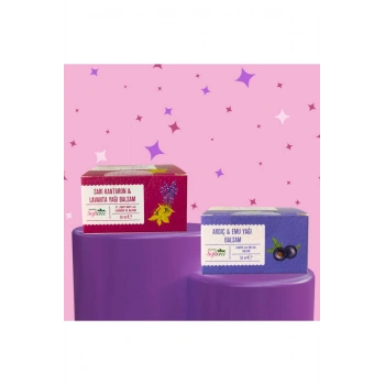 Balsam Set Sarı Kantaron& Lavanta Yağı Balsam + Ardıç & Emu Yağı Balsam