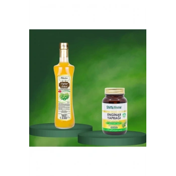 Enginar Yaprağı 60 Kapsül ve Enginar Sirkesi 500 ml