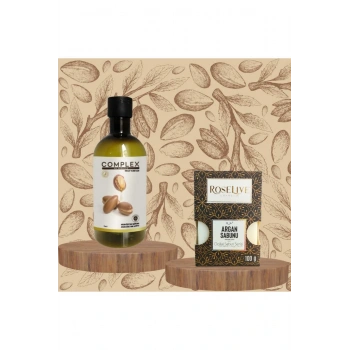 Çare Burada Argan Seti Argan Özlü Şampuan 400 ml ve Argan Sabunu 100 gr