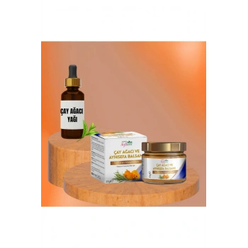 Çare Burada Çay Ağacı Yağı 20 ml ve Çay Ağacı Yağı ve Aynısefa Balsam 20 gr