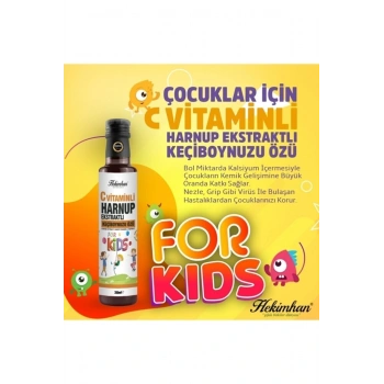 C Vitaminki Harnuplu Keçiboynuzu Özü 350 gr For Kids 2 Adet