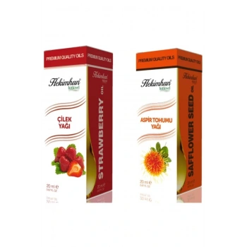 Çilek Yağı 20 ml Ve Aspir Tohumu Yağı 20 ml