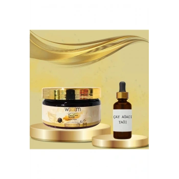 Çay Ağacı Yağı 20 ml + Sivil ce ve Akne Karşıtı Yüz Bakım Maskesi