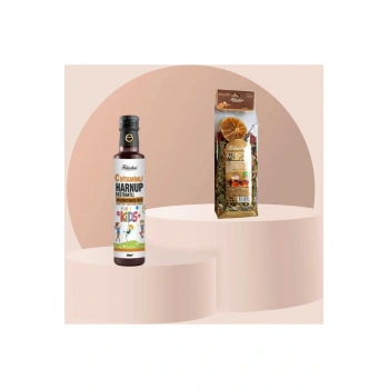 C Vitaminli Harnup Extraktlı Keçiboynuzu Özü 350 gr ve Kış Çayı 200 gr