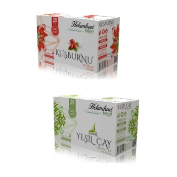 Kuşburnu 20 li Süzen Çay Ve Yeşilçay 20 li Süzen Çay Avantaj Paketi