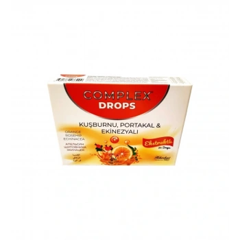 Çare Burada Complex Drops Pastil- Kuşburnu,portakal,ekinezya
