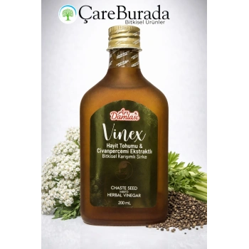 ÇareBurada Hayıt Tohumu ve Civanperçemi Ekstraktlı Sirke 200 ml