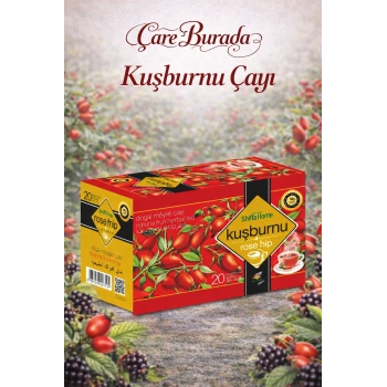 Kuşburnu Meyve Çayı (20li Süzen Poşet)