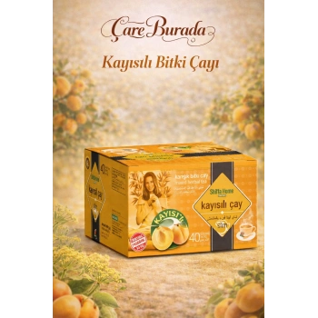 Kayısılı Karışık Bitki Çayı (40 Poşet)