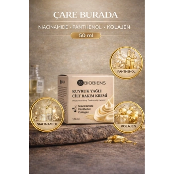 Kuyruk Yağlı Cilt Bakım Kremi 50 Ml (Niacinamide & Panthenol & Kolajen)