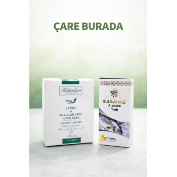 Kekikli Alabalık Yağlı Masaj Kremi 210 gr ve Alabalık Yağı 50 ml