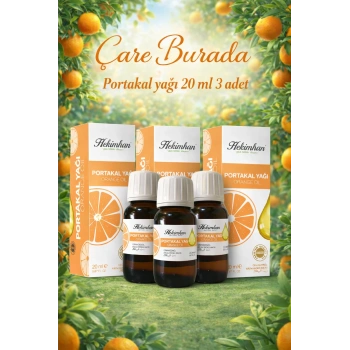 ÇareBurada Portakal Yağı 20 ml 3 adet