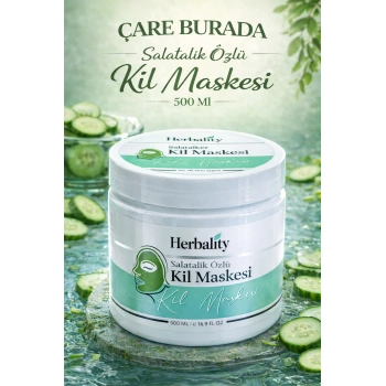 Salatalık Özlü Kil Maskesi 500 Ml
