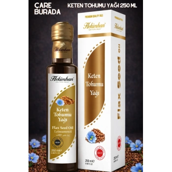 Hekimhan - Keten Tohumu Yağı 250 Ml (Soğuk Sıkım)