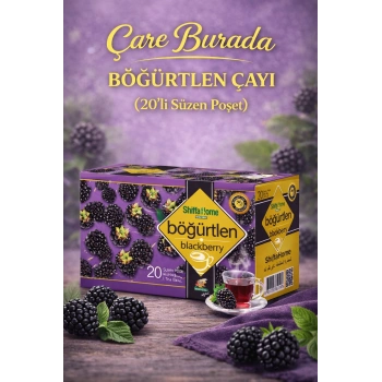 Böğürtlen Aromalı Karışık Bitki Çayı (20li Süzen Poşet)