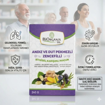 Andız Ve Dut Pekmezli Zencefilli Macun 240 G