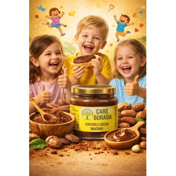 ÇareBurada Bitkisel Kakaolu Çocuk Macunu 350 gr