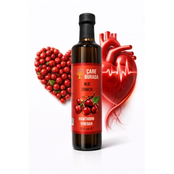 ÇareBurada Doğal Fermente Alıç Sirkesi 500 ml