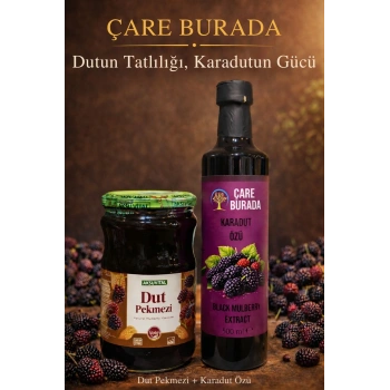 ÇareBurada Vital Dut Pekmezi 800 g + ÇareBurada Karadut Özü 500 ml