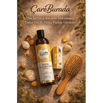 ÇareBurada Keratin Özlü Şampuan 400 ml + Keratin Yağı 20 ml