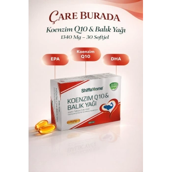Koenzim Q10 & Balık Yağı Softjel 1340 mg (30 Softjel)