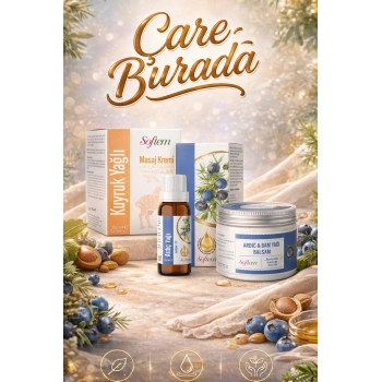 Ardıç Yağı 20 Ml + Ardıç & Emu Yağı Balsam 50 Ml + Kuyruk Yağlı & Kolajenli Masaj Kremi 200 Ml