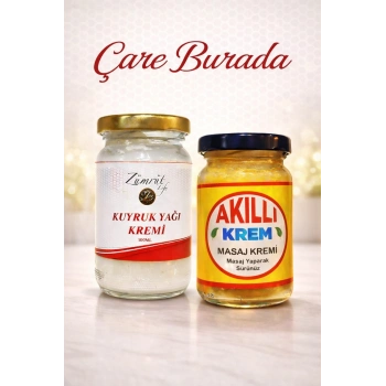 Akıllı Krem 100 Ml + Kuyruk Yağlı Masaj Kremi 100 Ml