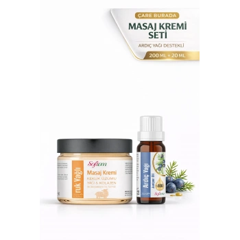 ÇareBurada Kuyruk Yağlı & Keklik Üzümlü Masaj Kremi 200 ml | Ardıç Yağı 20 ml