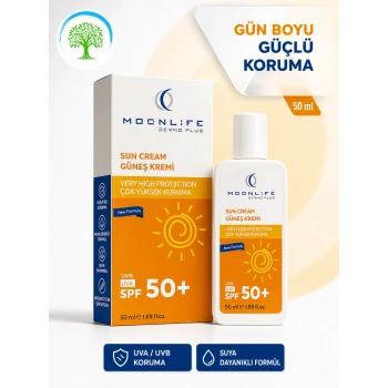 ÇareBurada Dermo Plus SPF 50+ Güneş Kremi 50 ml - UVA/UVB Koruma, Suya Dayanıklı Formül