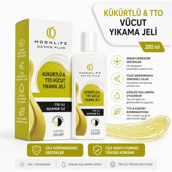 ÇareBurada Dermo Plus Kükürtlü & TTO Vücut Yıkama Jeli 200 ml