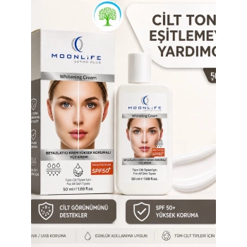 ÇareBurada Dermo Plus Cilt Tonu Eşitleyici Yüz Kremi 50 ml | SPF 50+ Koruma