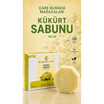 Moonlife - Kükürt Sabunu 100 Gr (Yenileyici & Besleyici Etkili)