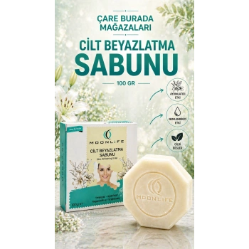 Moonlife - Cilt Beyazlatma Sabunu 100 Gr (Yenileyici & Aydınlatıcı Etkili)