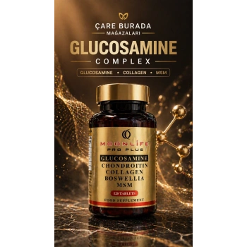 Moonlife - Glukozamin, Kondroitin, Sülfat Kapsül 120 Adet (Glukozamin & MSM & Kolajen & Akgünlük & Kondroitin)